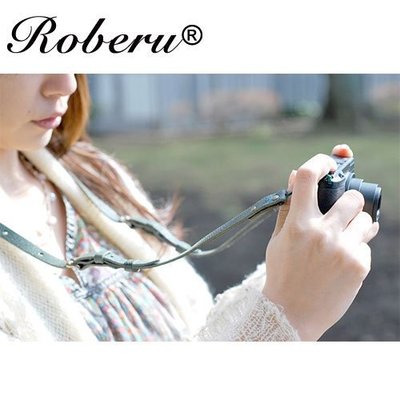 好物出清 日本輕皮革 相機背帶-細繩 ROBERU