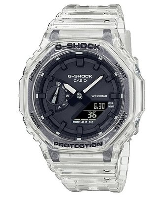 CASIO手錶公司貨G-SHOCK八角形 GA-2100SKE-7A 碳纖維防護構造GA-2110
