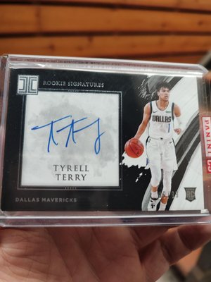 TYRELL TERRY 2020-21 Impeccable Rookie Signatures RC Auto #99/99 限量尾號 新人卡面簽 免郵