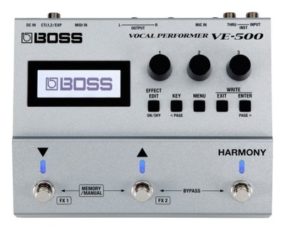 Boss VE-500 人聲效果器 原廠公司貨 一年保固【VE500】