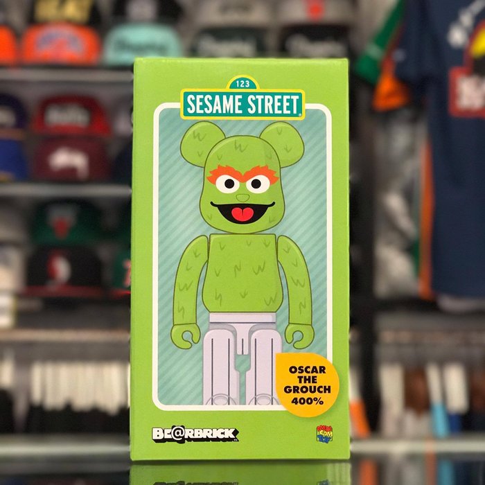 77%OFF!】 bearbrick Sesame Street oscar 400% kead.al