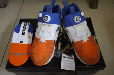 二手鞋出清 REEBOK PUMP FURY 全球限量1000雙鞋款 藍白橘色系 紐約NYC明星賽限定款 V63454