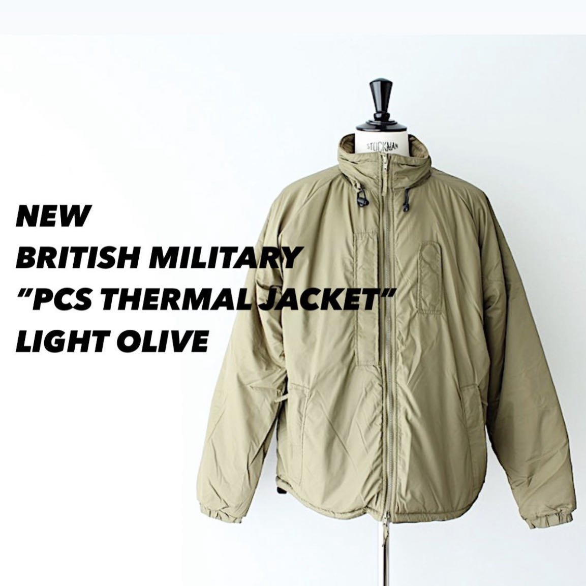 全新公發BRITISH ARMY PCS THERMAL JACKET 英軍公發鋪棉外套美軍m65