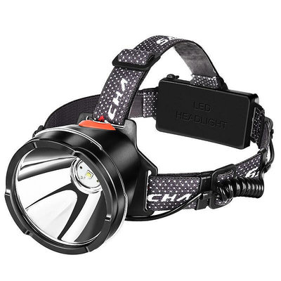 LED變焦頭燈強光感應夜釣魚燈充電手電筒超亮遠頭戴式疝氣礦燈