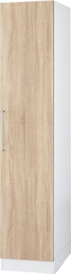 【生活家傢俱】HJS-450-4：艾美爾1.4尺衣櫥A款-加州橡木【台中家具】開門式衣櫃 低甲醛E1系統板 台灣製造
