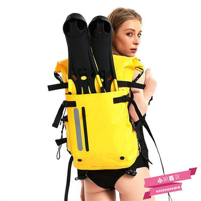TOOKE 30L多功能防水背包水肺自由潛水腳蹼包雙肩包可裝Mantra/V3-小穎百貨