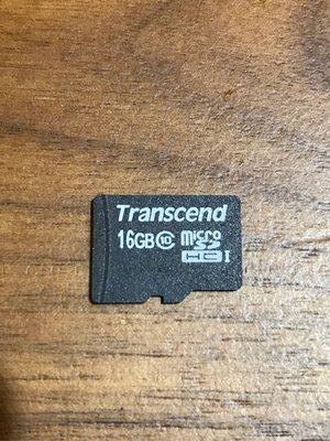 二手良品 創見 Transcend microSD HC 16GB 記憶卡 SD卡 相機