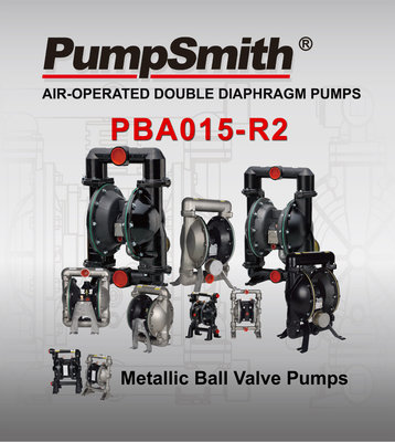 PumpSmith PBA015-R2 1/2" PBA系列 球閥式 氣動雙隔膜泵浦