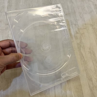 [近全新] 3片裝 透明 CD盒 DVD盒 光碟盒 CD殼 有膜 13.5x19cm *舊愛二手*