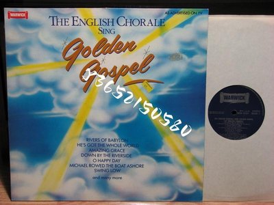 THE ENGLISH CHORALE 英國合唱團 GOLDEN GOSPEL 1983 LP黑膠