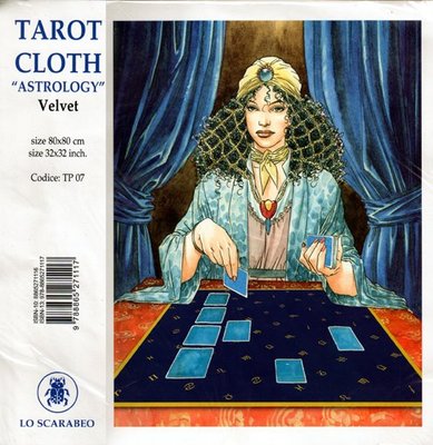 【牌的世界】占星刺繡占卜方巾（Astrology Tarot Cloth）聖甲蟲原裝進口