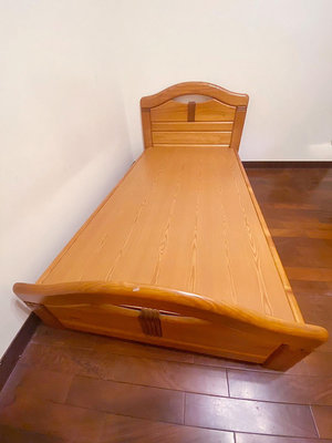 木製 很新少用 單人床 床架 (編號單G號)~限台中自取不寄送