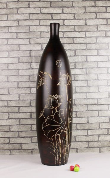 睿智精品 中西式居家擺設現代簡約木製花瓶客廳樣品屋擺設 Ga 0709 Yahoo奇摩拍賣