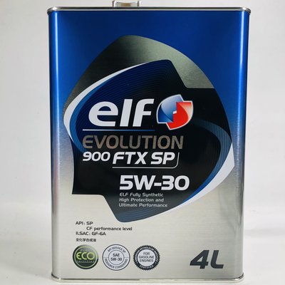 [機油倉庫]附發票elf EVOLUTION 900 FTX 5w-30 5W30全合成機油 4公升鐵桶 日本