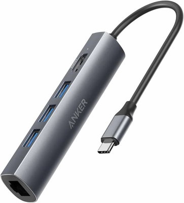 ANKER A8331 五合一 USB-C 多功能擴充集線器 支援4K高清 二手品