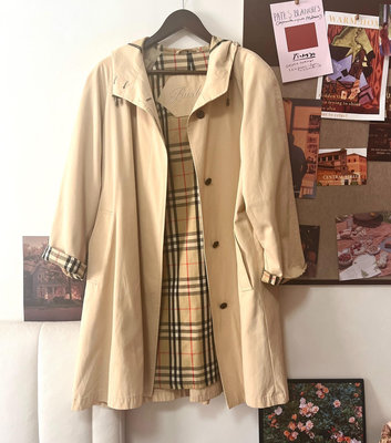 【現貨正品】中古巴寶莉Burberry 中袖風衣外套