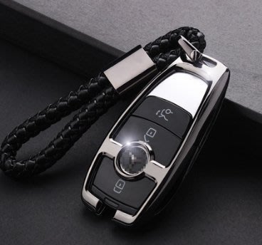 2017款Mercedes-Benz賓士新E級鑰匙包 2016賓士E300L E200L改裝鑰匙殼扣套改
