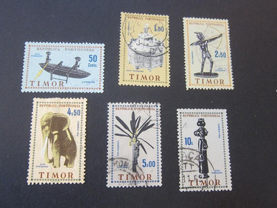【雲品13】葡萄牙Timor 1961 Sc 305-10 MH 庫號#B534 13502