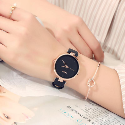 熱銷 珂紫kezzi手錶腕錶女時尚潮流簡約大方女生手錶腕錶韓版學生潮女錶帶防水47 WG047