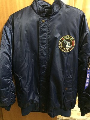 空軍外套 MA1 深藍色 潮流必備款 飛行外套 飛行夾克 軍裝 內有小毛背心 溫暖