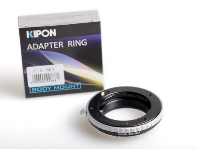 精準大環版 KIPON CONTAX G鏡頭轉SONY NEX E卡口相機身轉接環G21 G28 G35 G45 G90