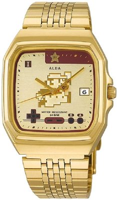 日本正版 SEIKO 精工 ALBA ACCK711 超級瑪利歐 瑪利歐 手錶 日本代購