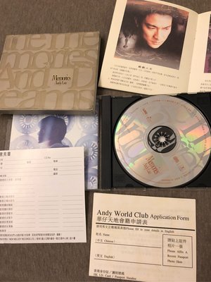 [KittyHawk]劉德華-Memories 專輯CD 紙盒版本 1996年