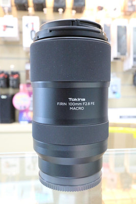 【日產旗艦】二手 極新 公司貨已過保 TOKINA FiRIN 100mm F2.8 Sony E FE Macro 微距鏡