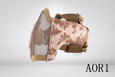 [01] CM1 武士 半罩式 AOR1 ( 護目鏡眼罩防護罩面罩面具口罩護嘴護具防彈頭套頭巾鳥嘴射擊cosplay