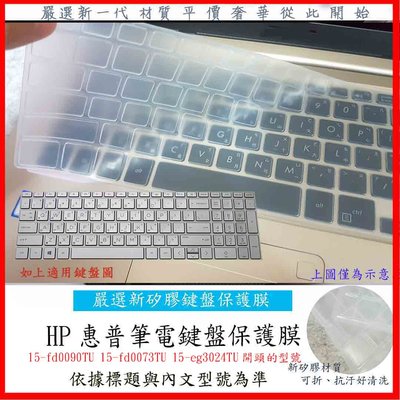 Hp 15-fd0090TU 15-fd0073TU 15-eg3024TU 鍵盤膜 鍵盤保護膜 鍵盤套 鍵盤保護套