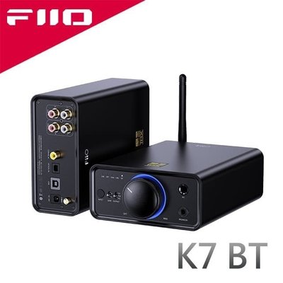 【風雅小舖】【FiiO K7 BT 桌上型耳機功率擴大機(藍牙版)】