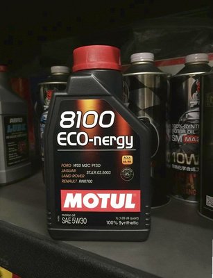 四罐1120元【油品味】魔特 MOTUL 8100 ECO-nergy 5W30 全合成機油 汽柴油