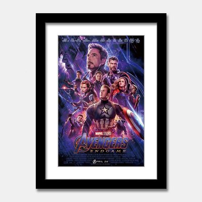 C - R - A - Z - Y - T - O - W - N 復仇者聯盟4:終局之戰 Avengers: Endgame 漫威電影掛畫鋼鐵人美國隊長裝飾畫