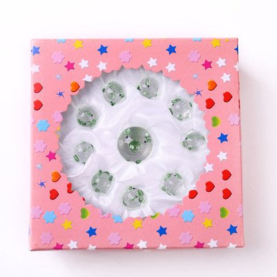 透明水晶玻璃琉璃小豬飾品擺件男女孩學生兒童生日禮物可愛10只7~米可家飾