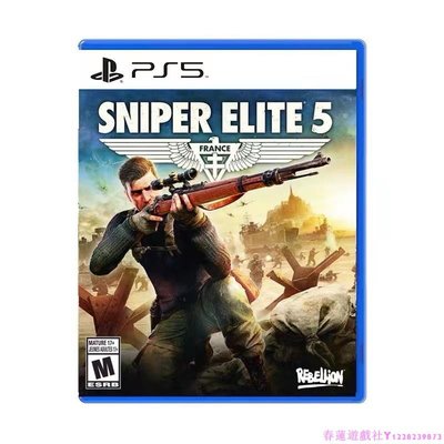 現貨 PS5游戲 狙擊手5 SniperElite 5 狙擊精英5 繁體中文英文English