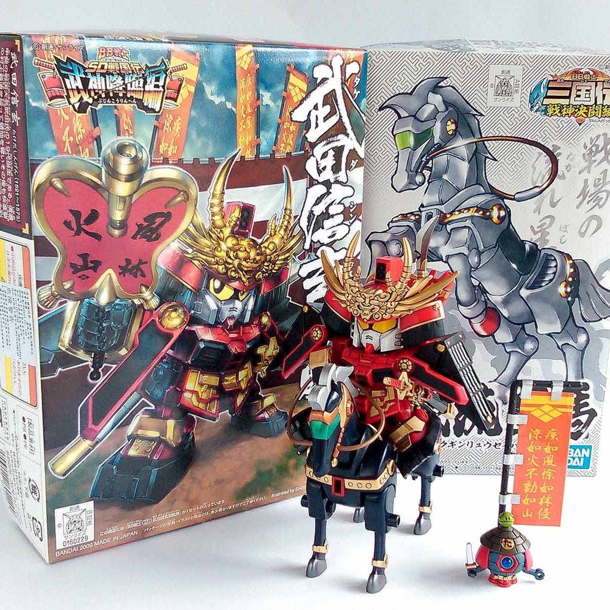 Bandai 戰士sd鋼彈戰國武神降臨編武田信玄頑馱無 白銀流星馬三國傳三國創傑傳 Yahoo奇摩拍賣