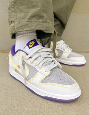 Nike Dunk Low 白紫縫線 休閑耐克板鞋 DJ9649-500男女鞋