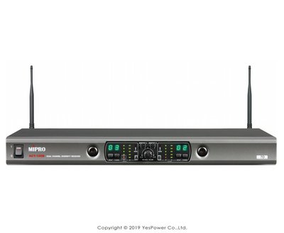 ＊來電享最低價＊ACT-100B MIPRO 1U 雙頻道自動選訊無線麥克風 /音質清晰訊號穩定 /台灣製造 /一年保固