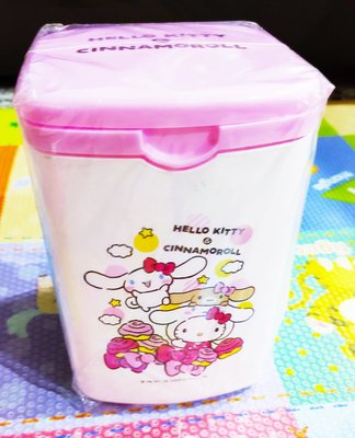 全新商品~Hello kitty 粉紅色，方型掀蓋式垃圾桶