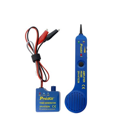 【Pro'sKit 寶工】3PK-NT023N 音頻型斷路測試器(附牛津包)無電池 尋線查找 電話線路檢測 短路 測試