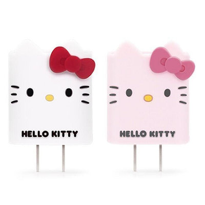 Hello Kitty Type-C & USB 支援PD快充功能雙孔造型充電器