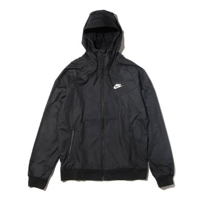 POMELO柚 Nike Windrunner 727325-010 風衣 運動外套 連帽外套 黑色 拼接 風行者