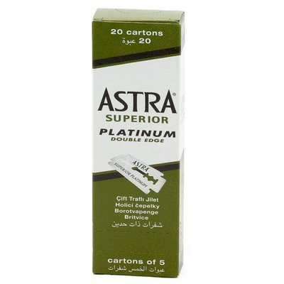 ASTRA Superior Platinum 雙面安全刀片(100片)