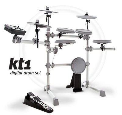 【現代樂器】美國知名大廠 KAT KT1 電子鼓組 加贈耳機 鼓椅 鼓棒 地毯 可信用卡分期