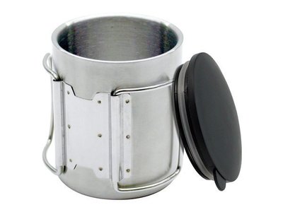 【大山野營】犀牛 RHINO KS-1 雙層不銹鋼斷熱杯 保溫杯 鋼杯 斷熱杯 隔熱杯