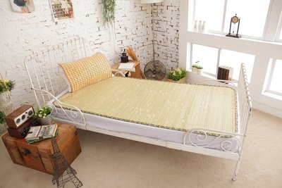 【鹿港竹蓆】11mm 大青竹蓆 3呎×6呎(一般單人) 100% MIT 台灣製造 硬床適用