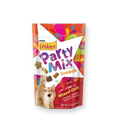 SNOW的家【訂購】Friskies 喜躍 Party Mix 貓咪香酥餅-炙燒烤肉60g (14060016