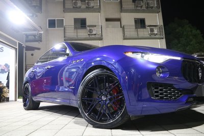 黃帝的店~Maserati Levante 安裝 Hurrikan 兩片式鍛造~Ghibli Quattroporte