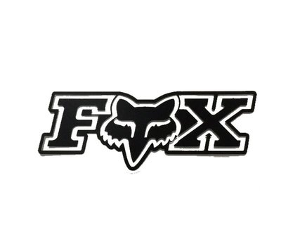 ⭐P.M Shop⭐《FOX 狐狸 車貼》黑色 車身貼/標誌貼 7*2·5cm