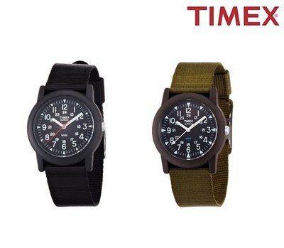 { POISON } TIMEX CAMPER 經典軍事風格軍錶 INDIGLO冷光 可換錶帶設計 絕版品
